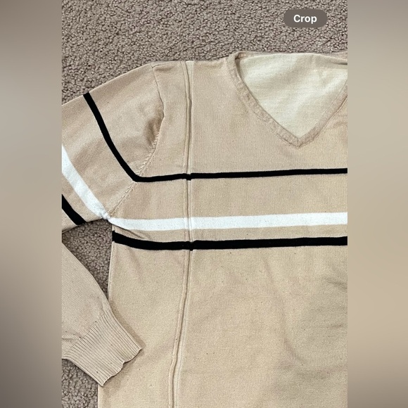 Korean Fashion Y2K knitted V-neck sweatshirt  Playboy Logo - Picture 3 of 8